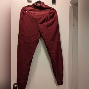 Figs Maternity Small Tall Burgundy